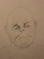 Boceto a lápiz sobre papel
