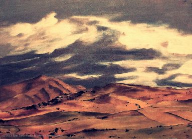 "Cerro de San Pedro", 73x54, óleo sobre lienzo 2013