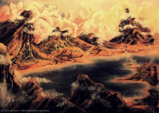"Gran lago", 100x73, óleo sobre lienzo, 2012