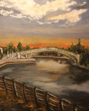 "Parque de las Naciones", 65x81, óleo sobre lienzo, 2011
