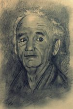 Retrato de Bill Murray: lápiz sobre paspartú, 2012