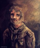 "Retrato de un mendigo", 61x50, óleo sobre lienzo, 2011