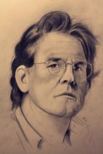 Retrato de Nick Nolte: lápiz sobre papel, 2013