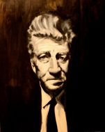 Retrato de David Lynch, óleo sobre lienzo, 2013